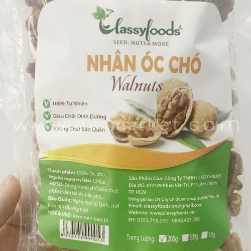 Classy - Hạt óc chó 200g